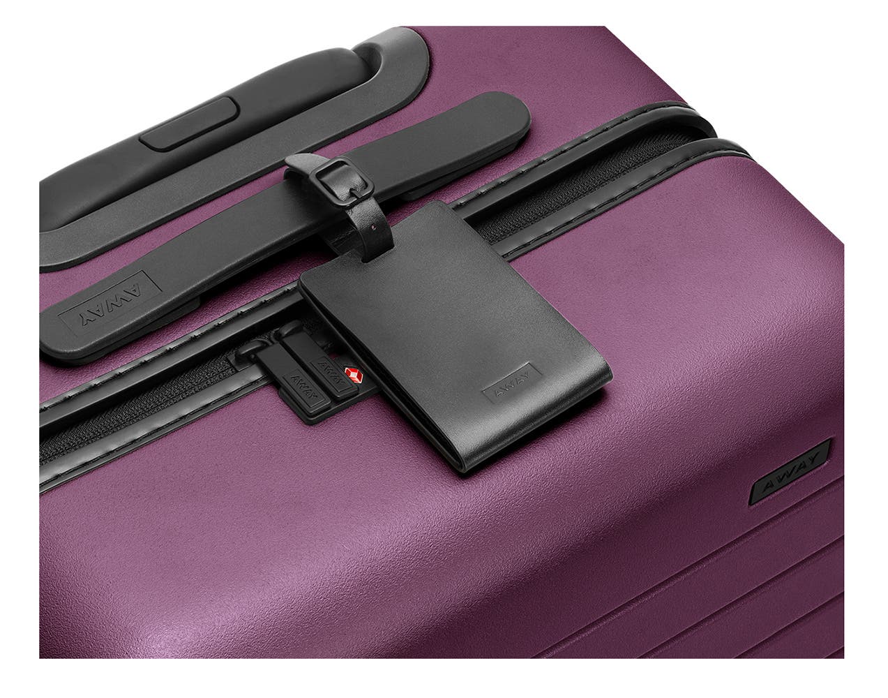 away luggage violet