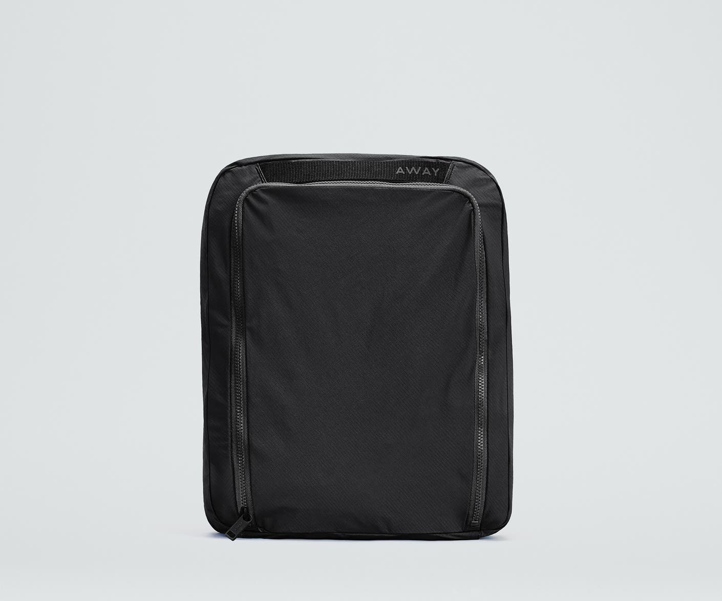 Front view of the For All Routes Large Organizational Cube in Black