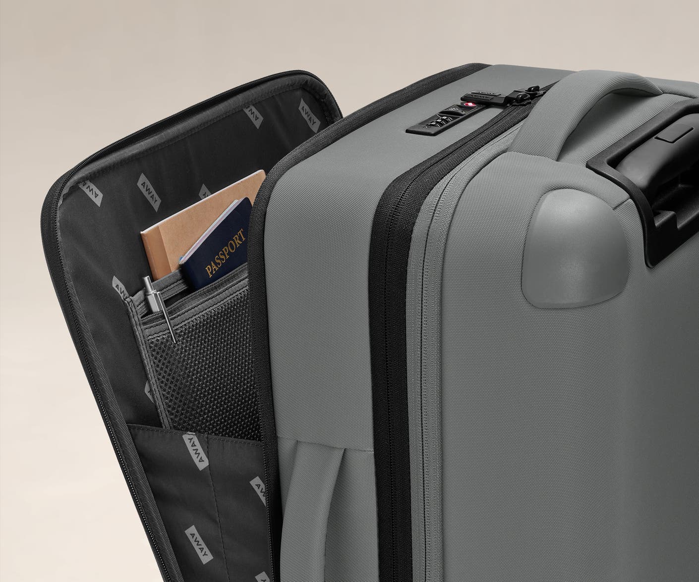 The Expandable Bigger CarryOn suitcase Away Built for modern travel