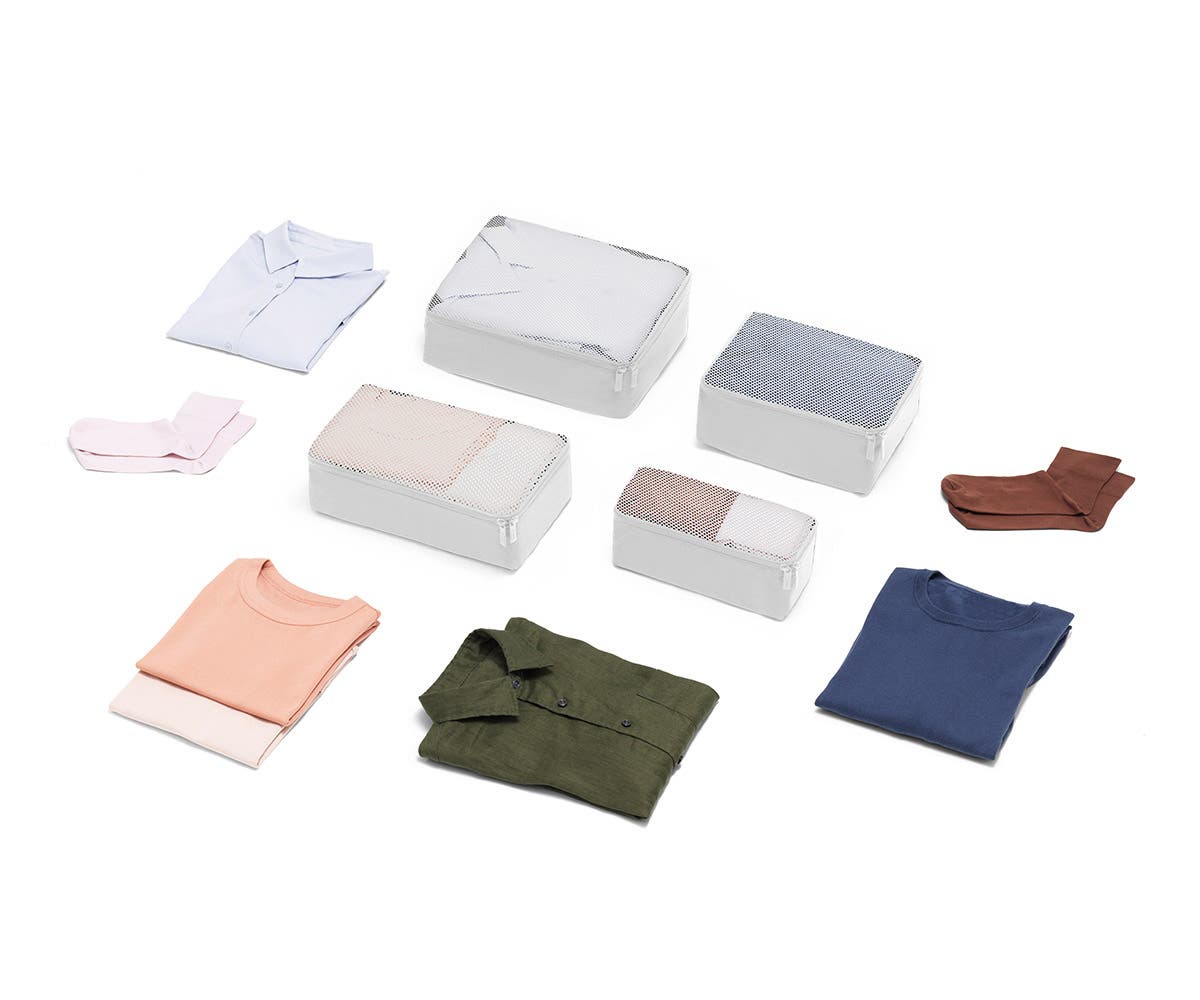 The Insider Packing Cubes Set of Four in White
