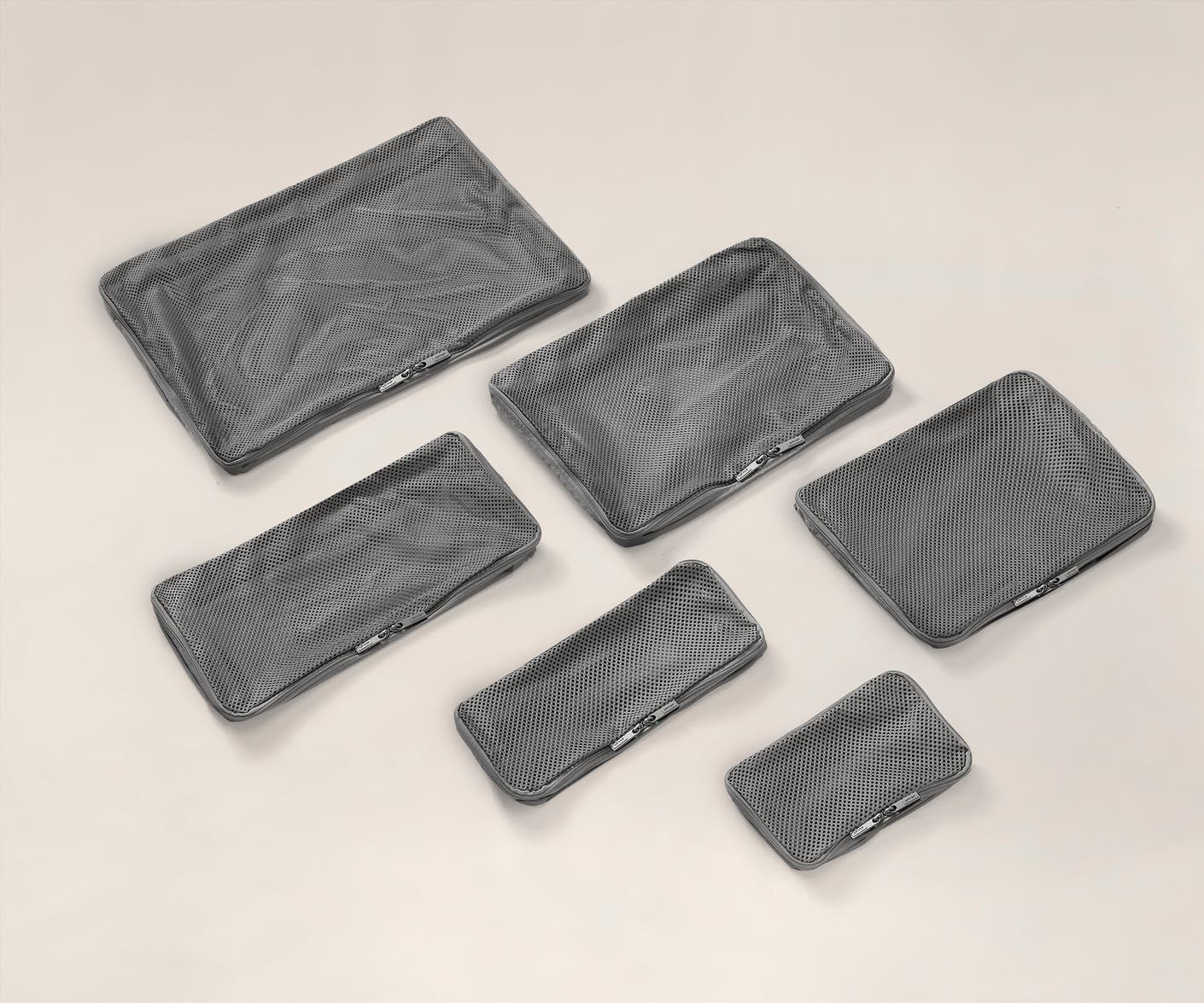 The Insider Packing Cubes Set of Six in Asphalt