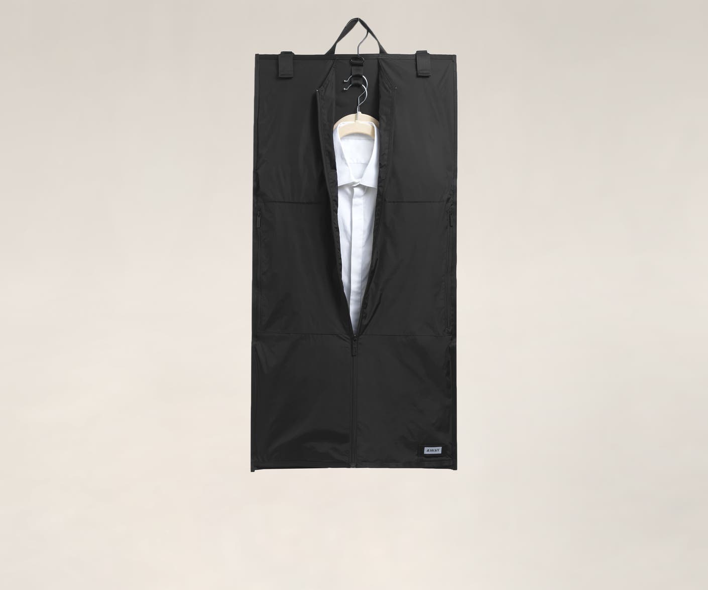 The Centerfold Garment Sleeve (for The Bigger Carry-On) in Black