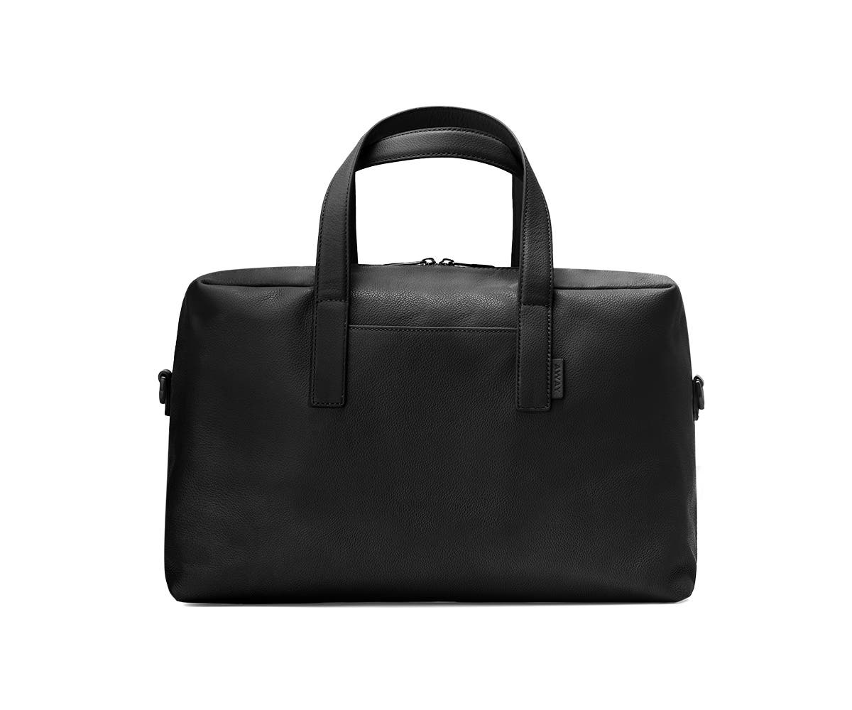 The Everywhere Bag in Black Leather