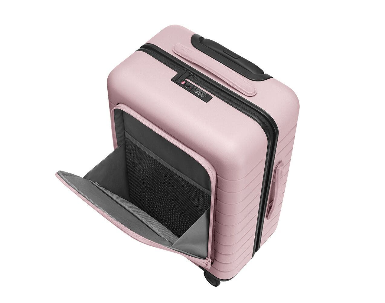 The Bigger Carry-On with Pocket in Blush